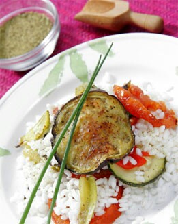 ENSALADA DE ARROZ Y VERDURAS