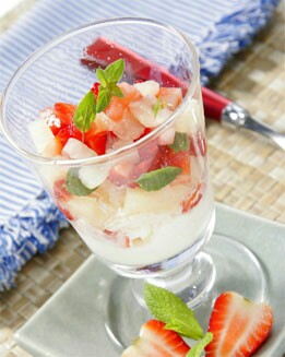 GRANIZADO DE COCO Y FRUTAS