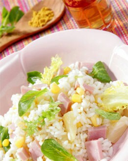 ENSALADA DE ARROZ CON ALIÑO DE CURRY