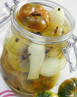 TOMATES VERDES ENCURTIDOS