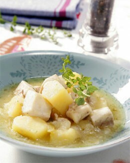 PALOMETA A LA CAZUELA CON PATATAS