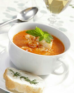 SOPA DE PESCADO CON ARROZ
