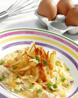 REVUELTO DE HUEVOS CON VERDURAS