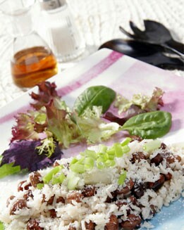 ARROZ CALDOSO CON JUDÍAS PINTAS