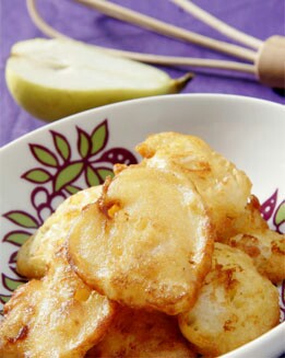 BUÑUELOS DE PERA