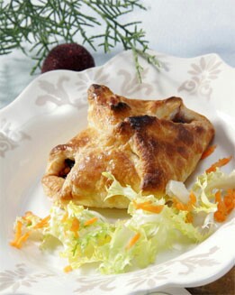 SAQUITOS DE VERDURAS Y HOJALDRE