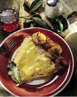 ABADEJO EN SALSA DE YEMAS