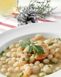 POCHAS GUISADAS CON LANGOSTINOS