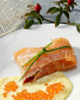 ENVUELTOS DE SALMÓN Y VERDURAS