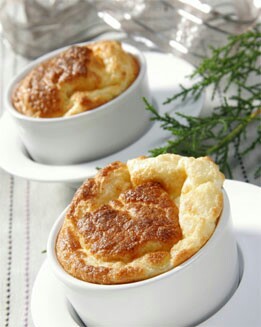 SOUFFLÉ DE PUERROS Y LANGOSTINOS