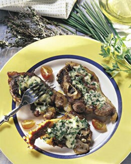 CHULETAS DE CORDERO A LAS FINAS HIERBAS