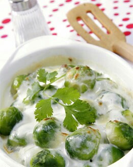 COLES DE BRUSELAS CON SALSA ROQUEFOR