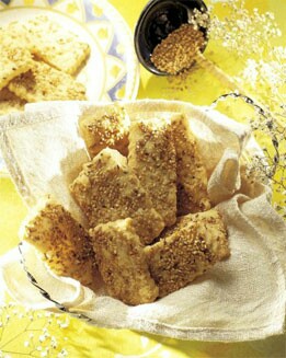 PALITOS DE SÉSAMO PARA APERITIVO
