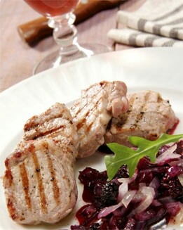 SOLOMILLO DE CERDO CON SALSA DE MORAS