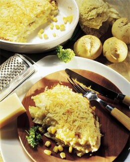 PASTEL DE COL Y MAÍZ