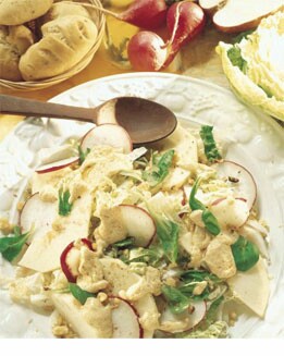 ENSALADA DE COL Y MANZANA