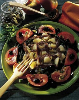ENSALADA DE PATATAS Y JUDÍAS