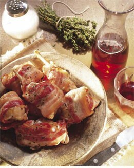 CONEJO CON BACÓN AL HORNO