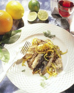 BOQUERONES A LA PLANCHA CON JULIANA ESPECIAL