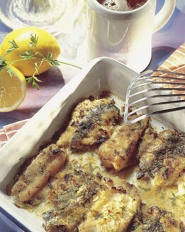 SARDINAS EMPANADAS AL HORNO