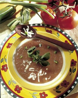 CREMA DE TOMATE Y BERROS