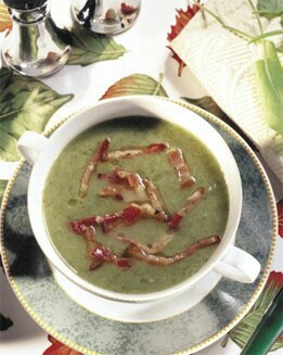 CREMA DE LECHUGA Y BACÓN