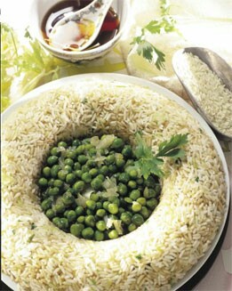GUISANTES CON ARROZ FRITO