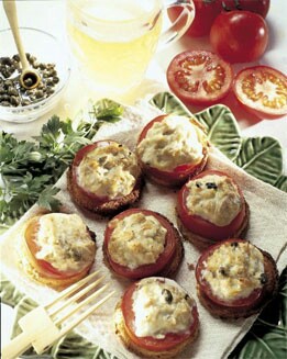 BOCADITOS DE TOMATE Y ATÚN