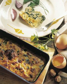 BUDÍN DE PESCADO Y ESPINACAS