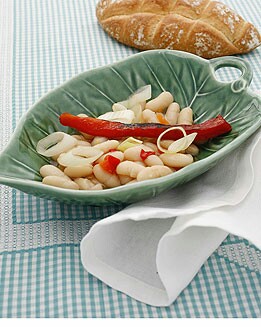 POCHAS CON PIMIENTOS ASADOS