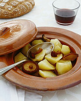 PATATAS GUISADAS CON SETAS