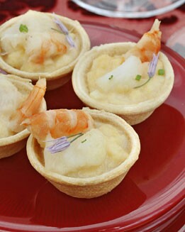 VOLOVANES DE LENGUADO Y GAMBAS