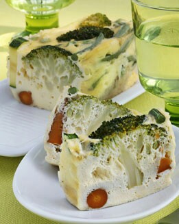 PASTEL VEGETAL EN MICROONDAS