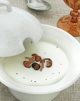VELOUTÉ DE PARMESANO CON SETAS