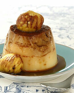 FLAN DE CASTAÑAS