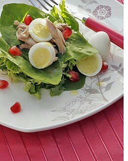 ENSALADA DE CODORNIZ ESCABECHADA