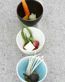 VERDURAS AL VAPOR DE BERGAMOTA