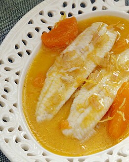 LENGUADO CON SALSA DE MANDARINA