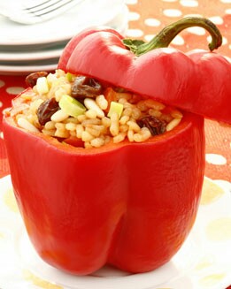 PIMIENTOS RELLENOS  DE ARROZ