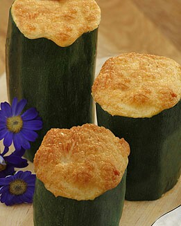 CALABACINES RELLENOS CON SOUFFLÉ