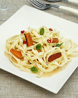 PASTA CON CALABAZA ASADA