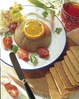 TARRINAS DE PATÉ A LA NARANJA