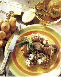 CONEJO ASADO CON LIMÓN