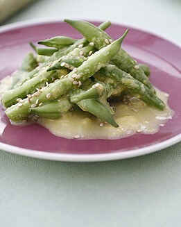 JUDÍAS VERDES CON SALSA DE SÉSAMO