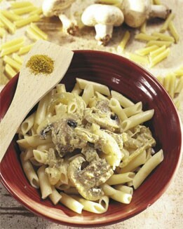 PASTA CON SALSA DE YOGUR AL CURRY