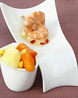 LANGOSTINOS CON MANTEQUILLA PICANTE