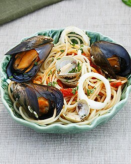 ESPAGUETI CON MEJILLONES