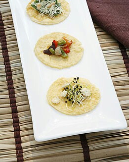 MINI TORTILLAS DE VERDURAS VARIADAS