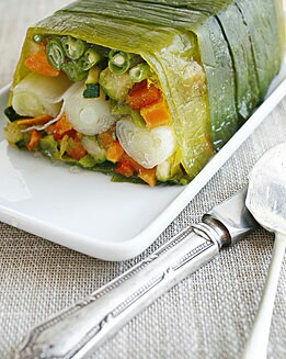TARRINA DE VERDURAS CON AZAFRÁN