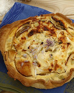 QUICHE DE APIO, MANZANA Y QUESO 